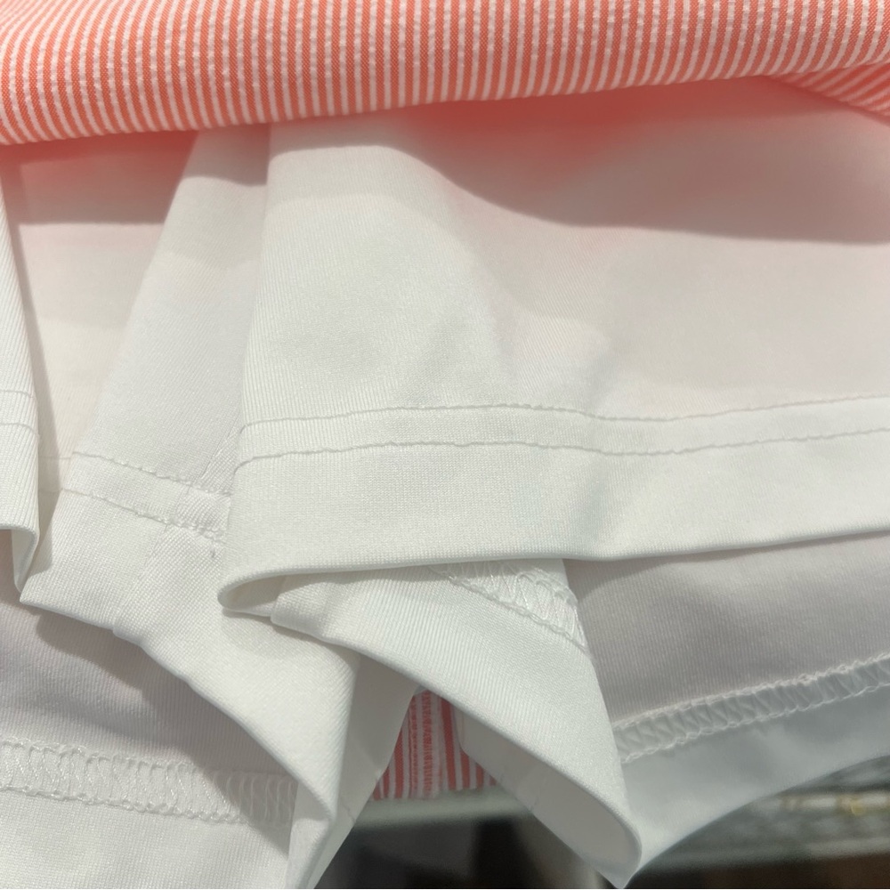 Lady Hagen Pink Pinstripe Mini Skirt - Picture 8 of 9